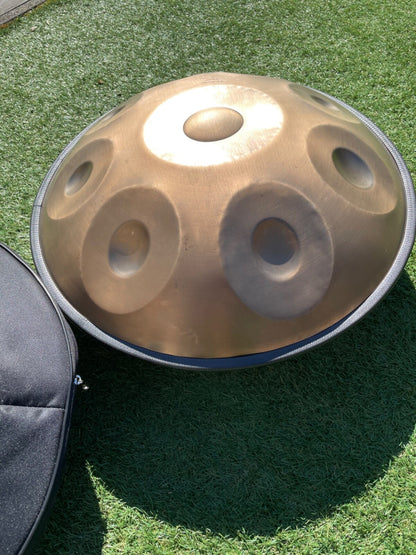 9 Noten D-Kurd Minor 440 HZ New Handpan Stahl Hand Steel Drum Hand Pan