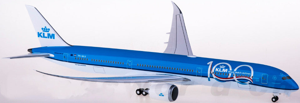 1:200 34CM Hogan KLM BOEING 787-10 Passenger Aircraft ABS Plastic Airplane Model