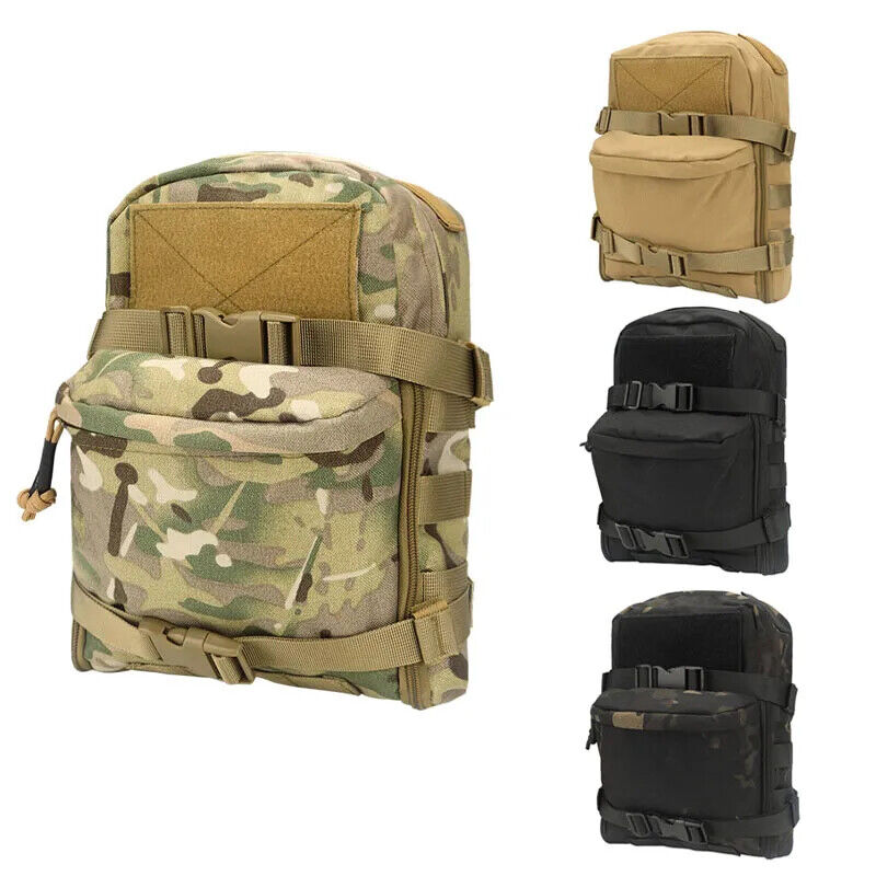 Mini Hydration Bag Outdoor Tactical Backpack Water Bladder Carrier Zipper 1000D