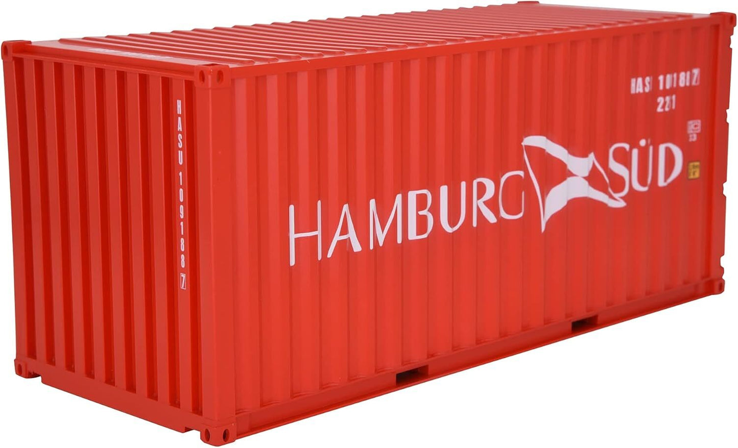 1:20 Hamburg SUD 20GP Shipping Container Model Abs Resin & Wood Toy Decoration