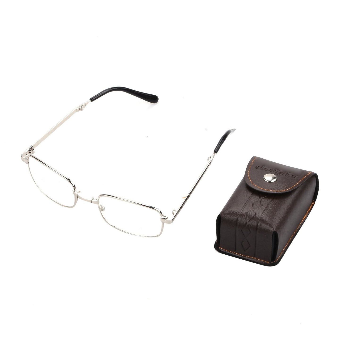 Men Women Fashion +150° Foldable Reading Glasses Presbyopia Glasses w/ Case dd