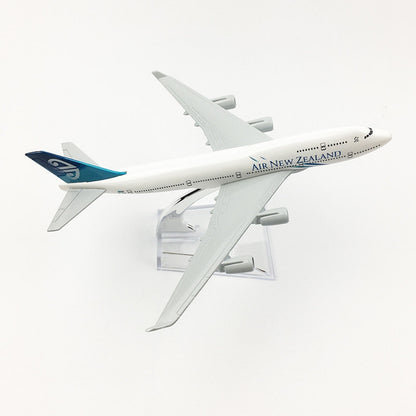 1:400 16cm Air New Zealand B747 Plane Model Aircraft Diecast Metal Ornaments