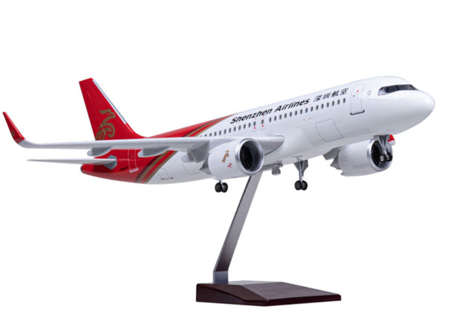47CM 1:80 Shenzhen Airlines AIRBUS A320neo Airplane Landing Gear Resin Model