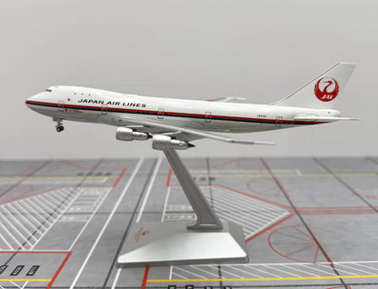1:400 HX Models JAPAN AIRLINES BOEING 747-100 Passenger Airplane Diecast Model