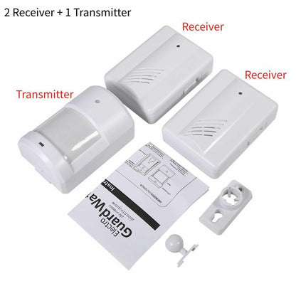 Wireless PIR Motion Sensor Alarm Detector Home Door Bell Security Alarm Systems