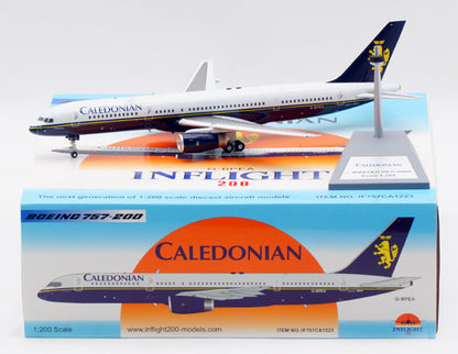 1:200 InFlight CALEDONIAN BOEING 757-200 Passenger Plane Diecast Aircraft Model