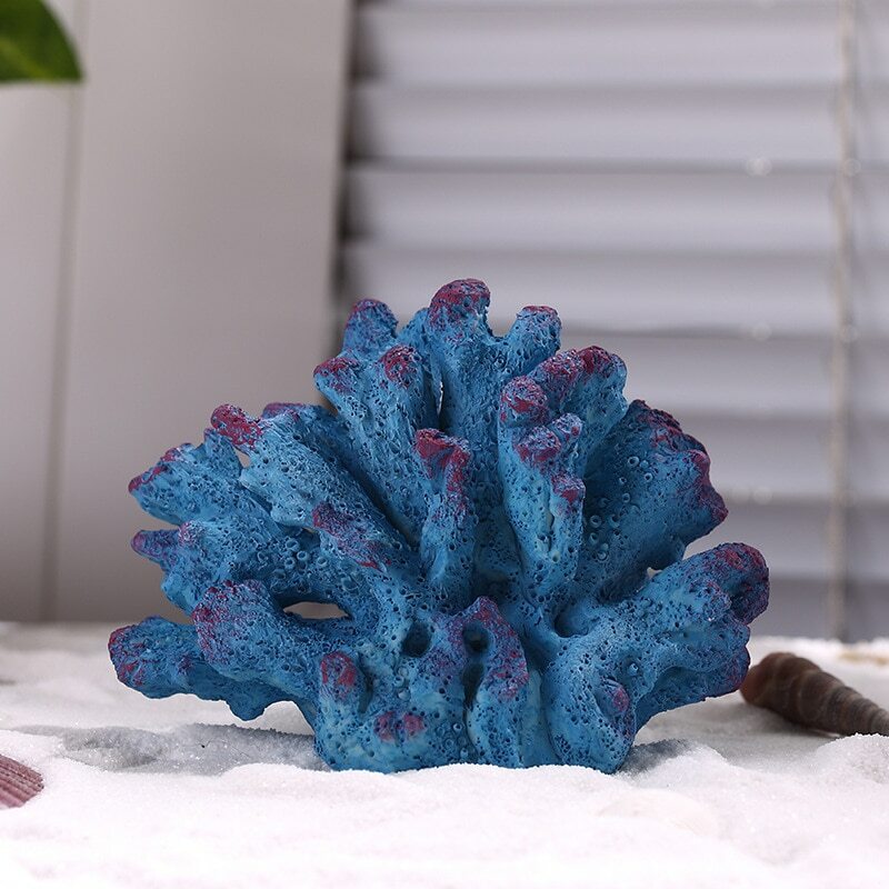 19cm Creative Artificial Resin Coral Aquarium Reef Fish Tank Decor Ornaments