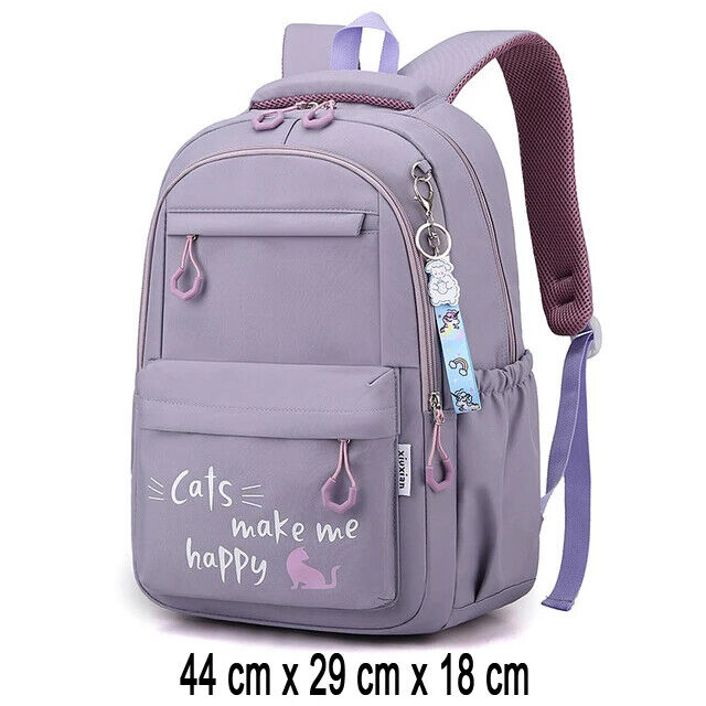 Girl Children Backpack School Bag Back Pack Pink Kid Child Schoolbag Class Kit