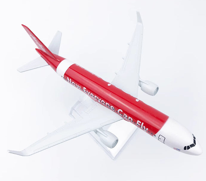 16CM Air Asia AIRBUS A320 Passenger Aircraft Aeroplane Diecast Airplane Model