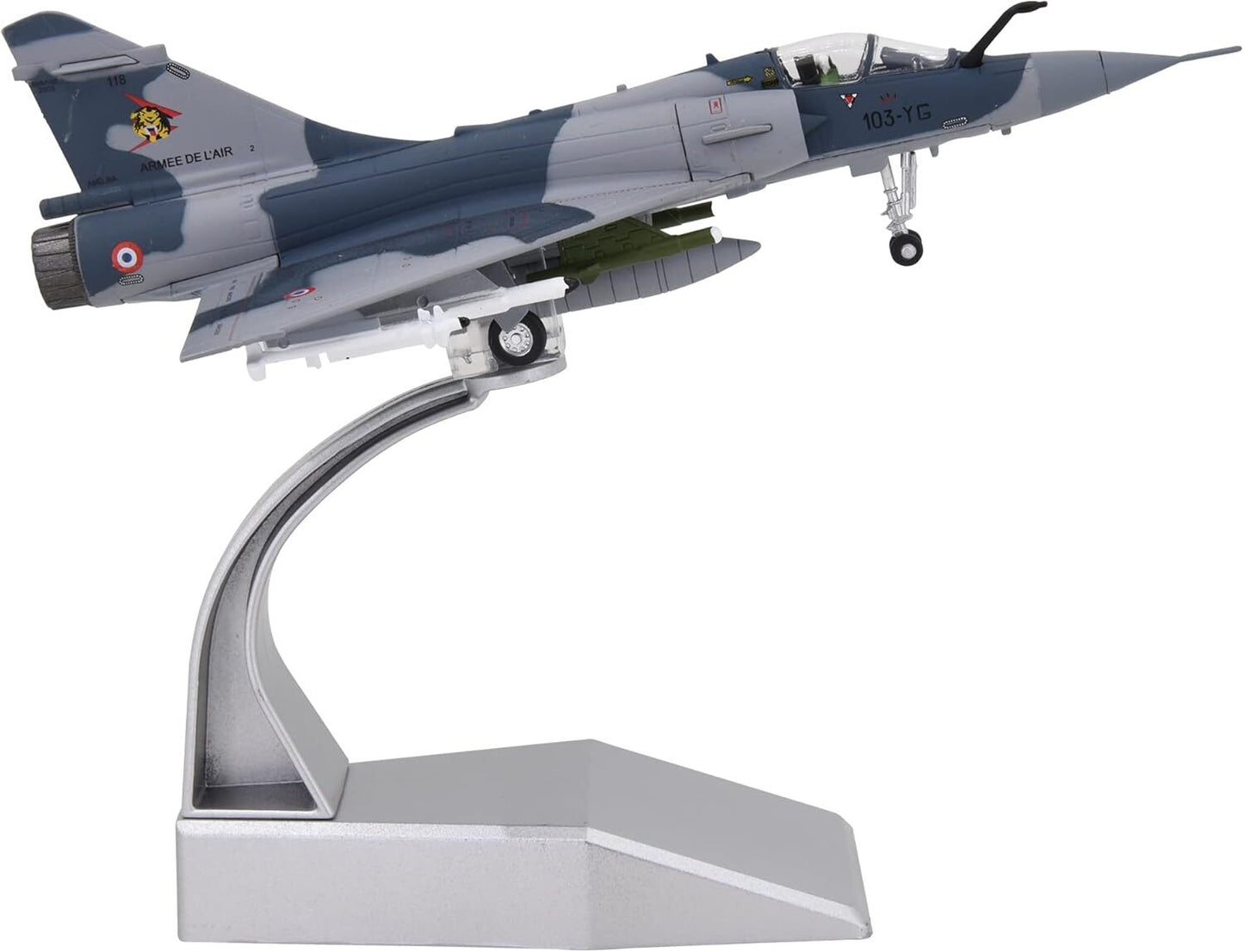 1:100 Dassault Mirage 2000 Metal Fighter Plane Model Military Airplane Model