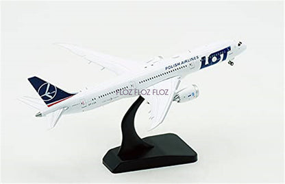 JC Wings LOT POLISH AIRLINES for BOEING 787-9 SP-LSA FLAPS DOWN 1/400 model