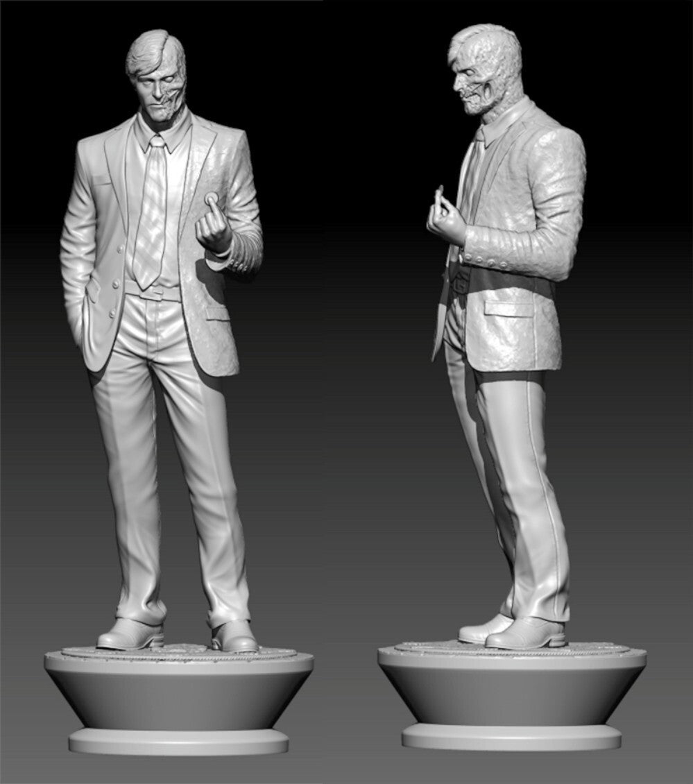 1/24 resin figure model Fantasy Double Faced Stranger Unassembled unpainted