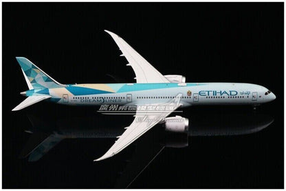 1:400 JC Wings ETIHAD DREAM LINER BOEING 787-10 Passenger Airplane Diecast Model