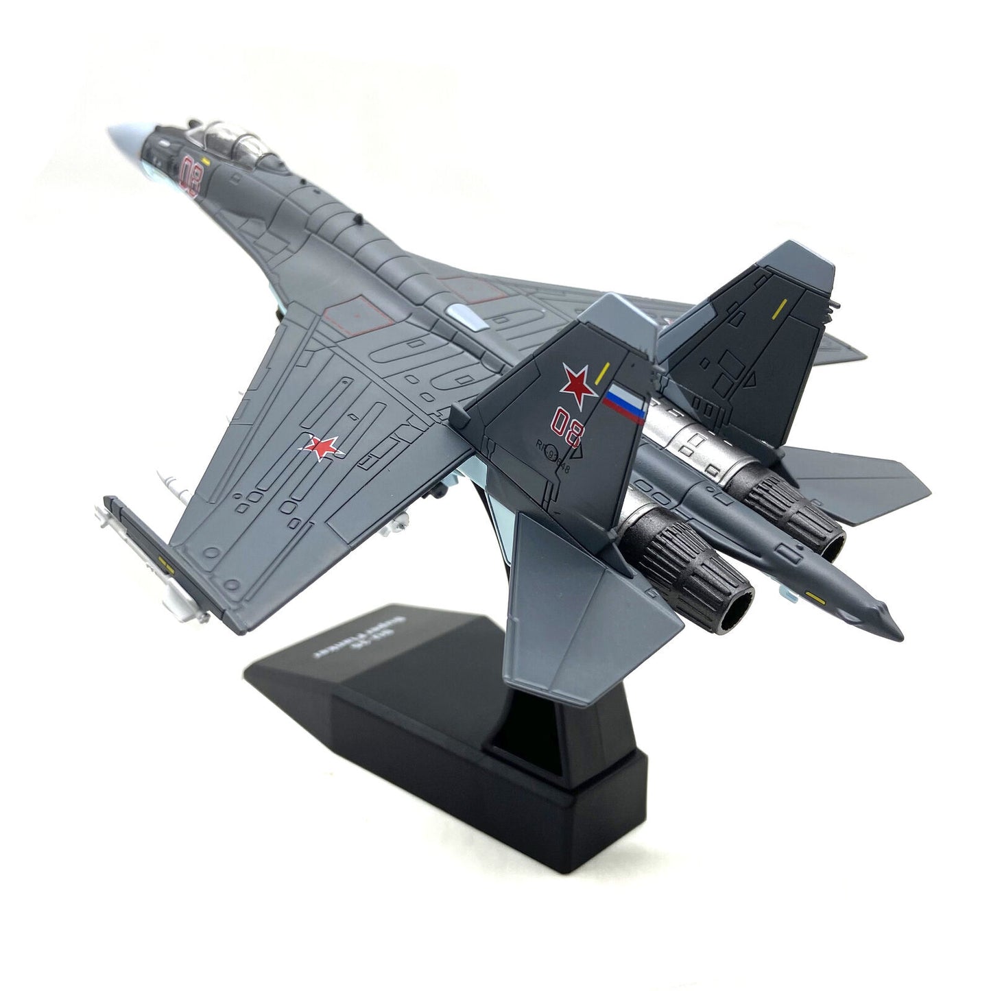 1: 100 Russian Su 35 Super Side Position SU 35 Fighter Alloy Model