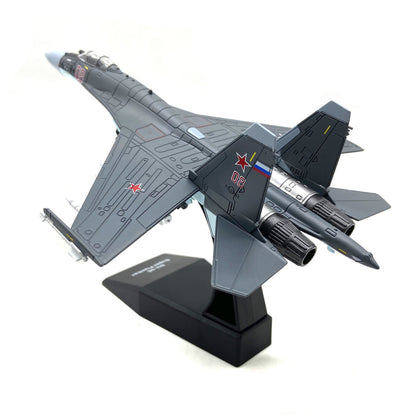 1: 100 Russian Su 35 Super Side Position SU 35 Fighter Alloy Model