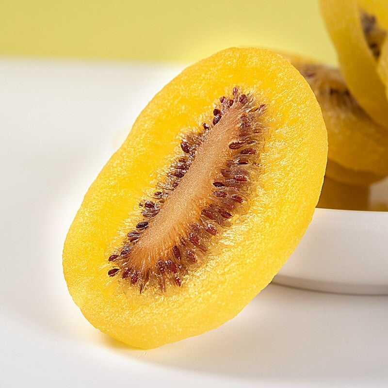 Yellow Heart Kiwifruit Slices Dried Kiwifruit Candied Fruits Casual Snacks- 500g