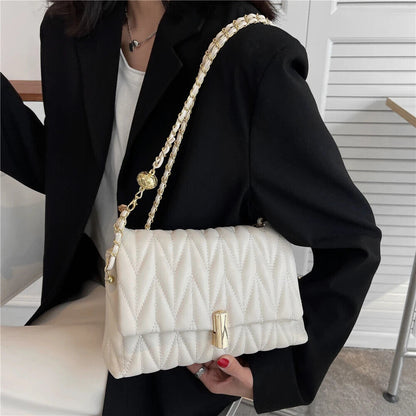 Shoulder Side Bags Women Flap Crossbody Bag Square Ladies Handbags