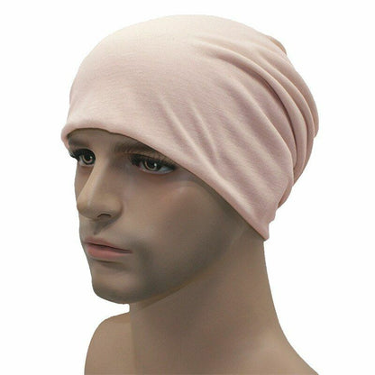 Fashion Bonnet Hat Autumn Knitted Solid Color Beanie Spring Casual Soft Turban
