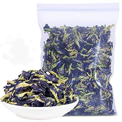 Naturally Produced Blue Butterfly Pea Flowers Tea 500g Premium Dried Flowers！