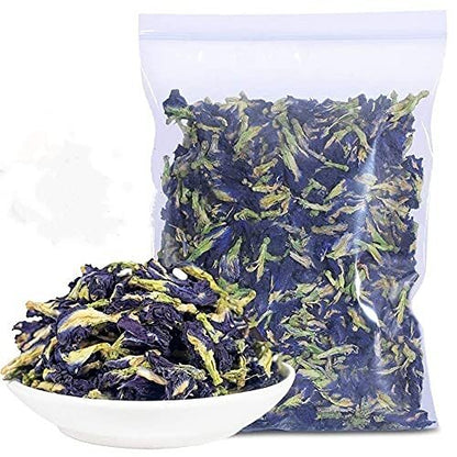 Naturally Produced Blue Butterfly Pea Flowers Tea 500g Premium Dried Flowers！