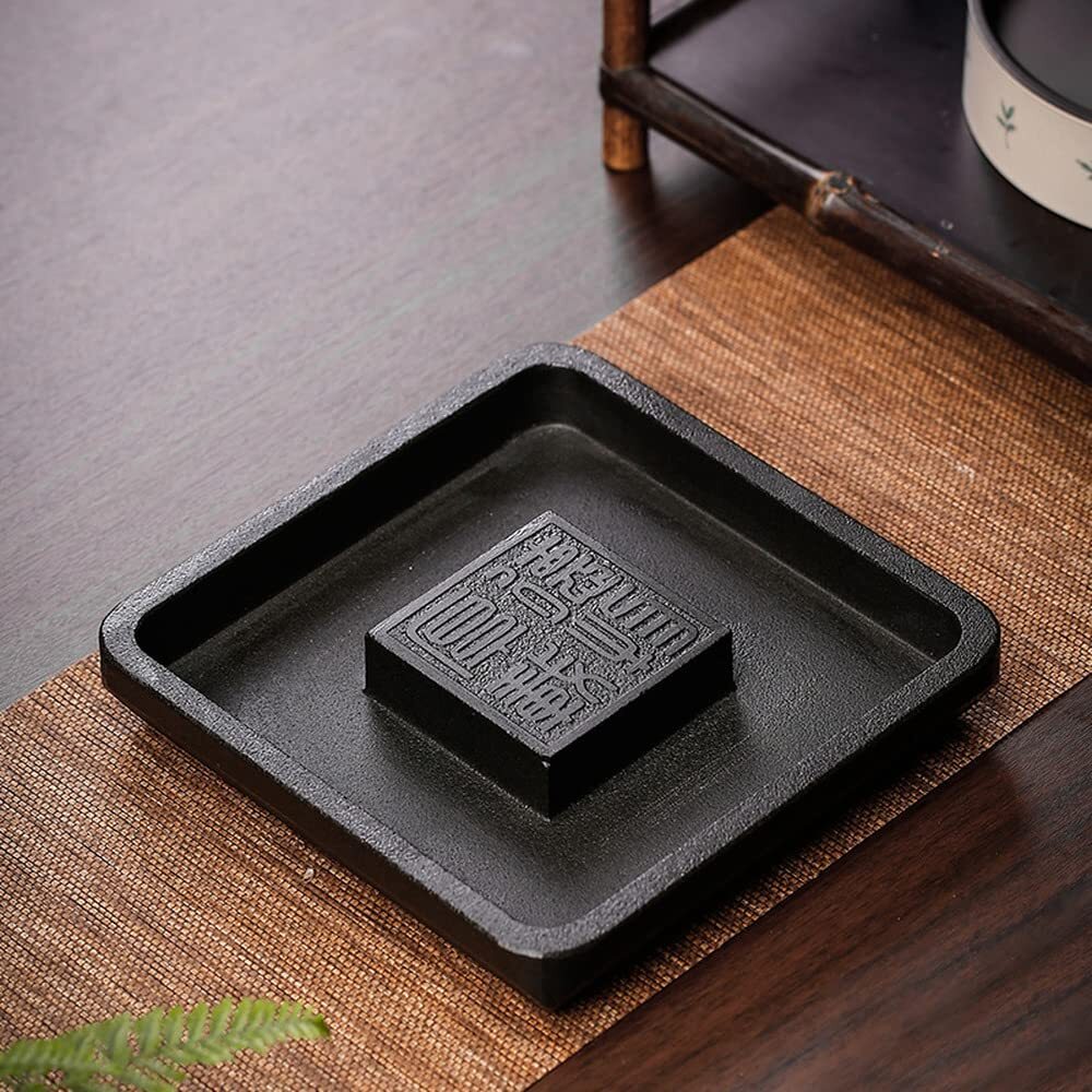 18cm Stone Tea Set Tea Table Pot Holder Tea Ceremony Tea Tray Kung Fu Tea Set