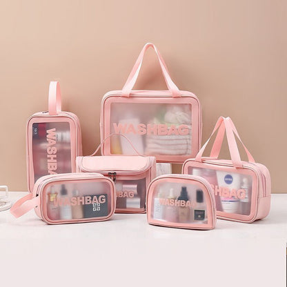 Transparent PVC Storage Bags Travel Organizer Makeup Bag Cosmetic Case Toiletry