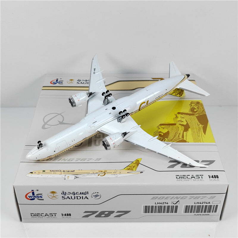 1:400 JC Wings SAUDIA BOEING B787-9 Passenger Airplane Diecast Aircraft Model