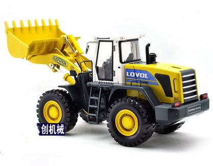 1:35 24CM LOVOL FL958G Dozer Loader Construction Equipment Machine Diecast Model