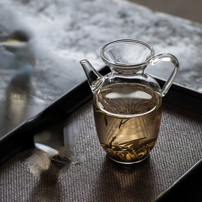 Retro Heat-resistant Glass Teapot Green Tea Drinkware Filter Tea Service