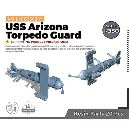 Yao's Studio LYCG350207 1/350 Model Upgrades USS Arizona Torpedo Guard 20pcs