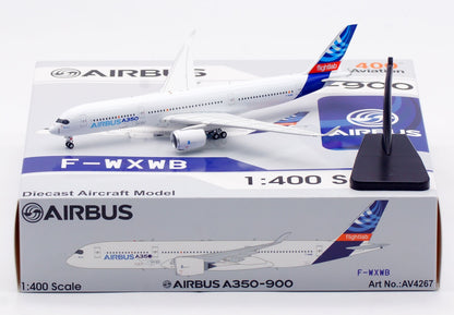 Aviation 1:400 Airbus "House Color" A350-900 Diecast Aircraft Jet Model F-WXWB