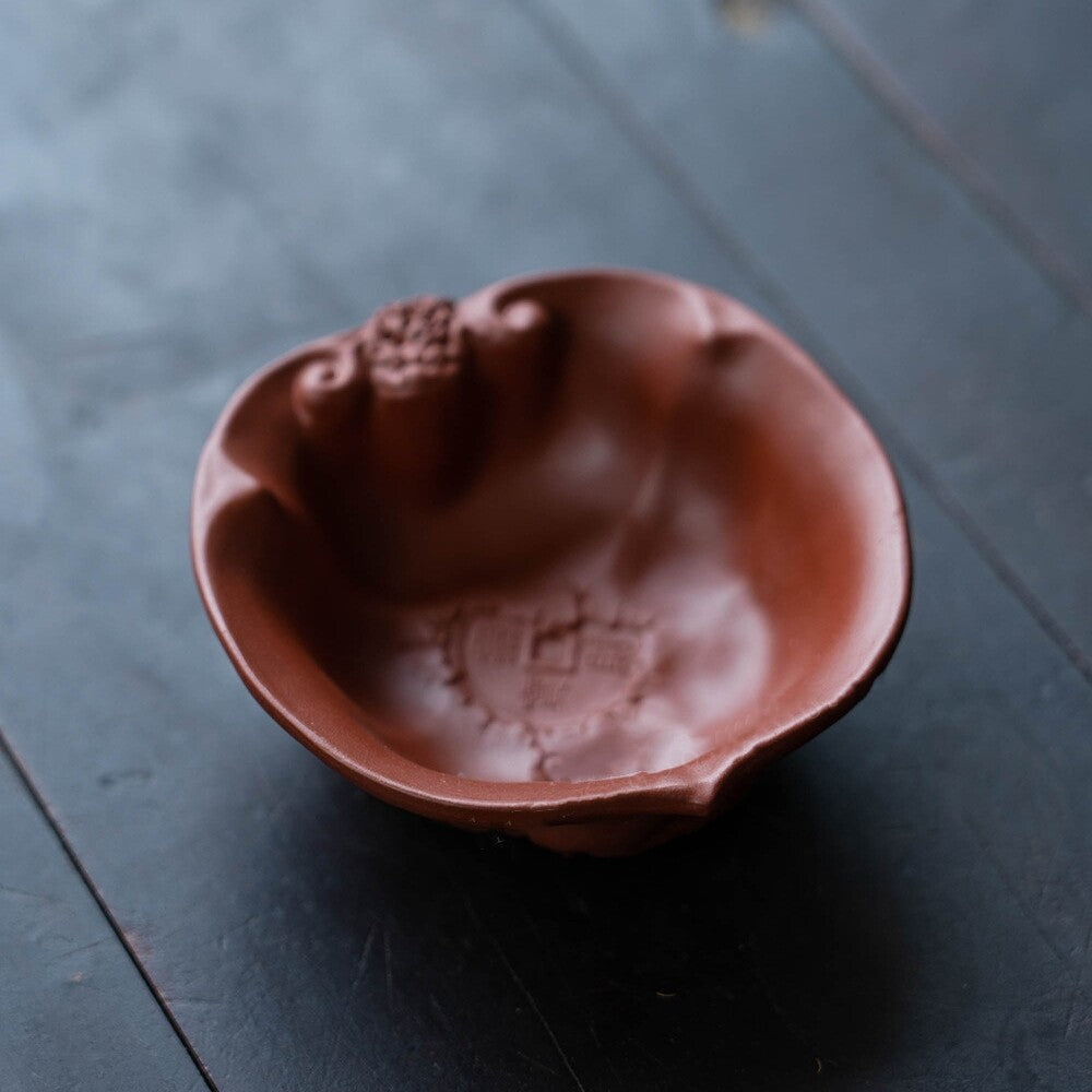 One Cup Handmade Craft Toad Mascot Wealth Design Coin Relief Yixing Zisha Teacup