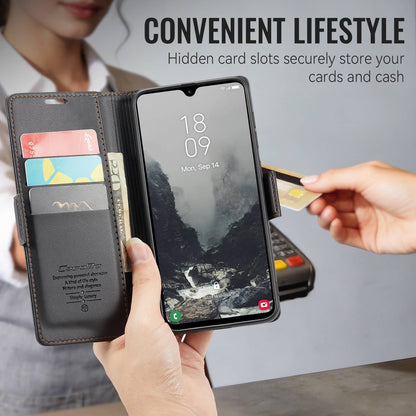For Samsung Galaxy A27 Wallet Case with Card Holder, RFID Blocking Leather Cover