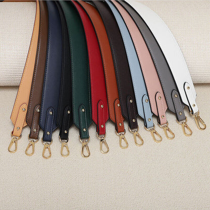 PU Leather Replacement Belt Bucket Bag Shoulder Strap Solid Color Bag Belt ⌒