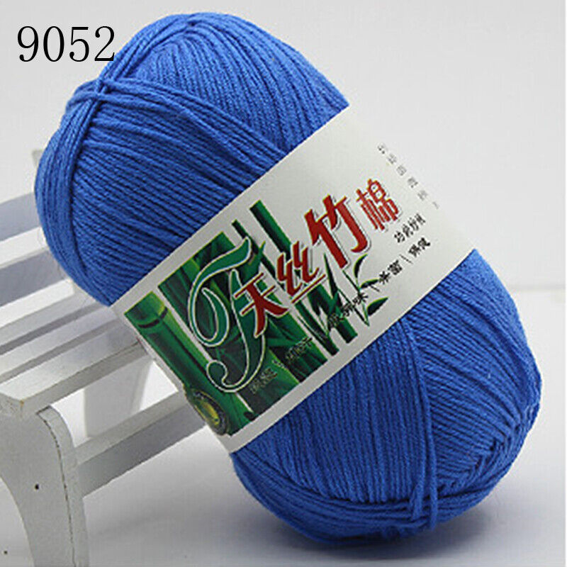 Hot Sale 50g Soft Bamboo Crochet Cotton Yarn Knitting Baby Knit Wool Yarn