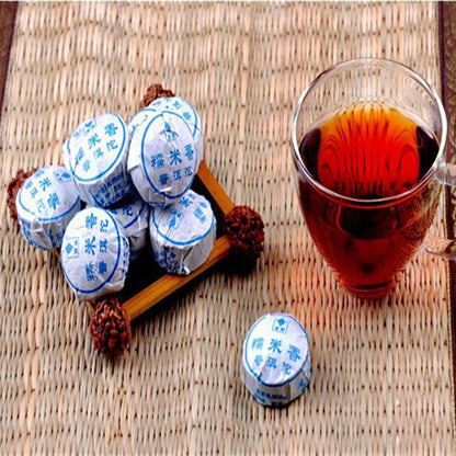 Pu'erh Tea Cake Organic Puerh Black Tea 100g Chinese Ripe Pu-erh Tea MINI Cooked