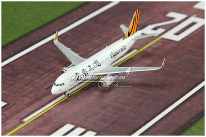 1:400 JC Wings Tigerair AIRBUS A320 Passenger Airplane Diecast Aircraft Model