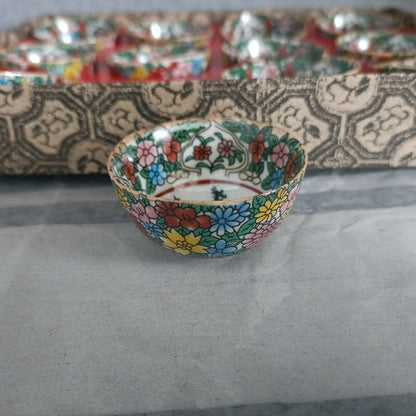 Chinese Old porcelain color Hand Painted 12 zodiac porcelain teacup bowl