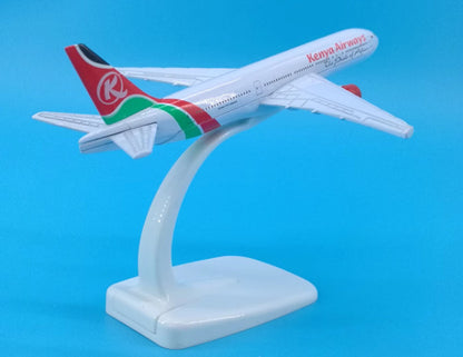 16cm Kenya Airways BOEING 777 Passenger Airplane Diecast Aircraft Plane Model
