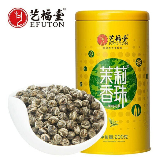 EFUTON Premium Jasmine Pearl Tea Green Tea Jasmine Dragon Balls Flower Tea 200g