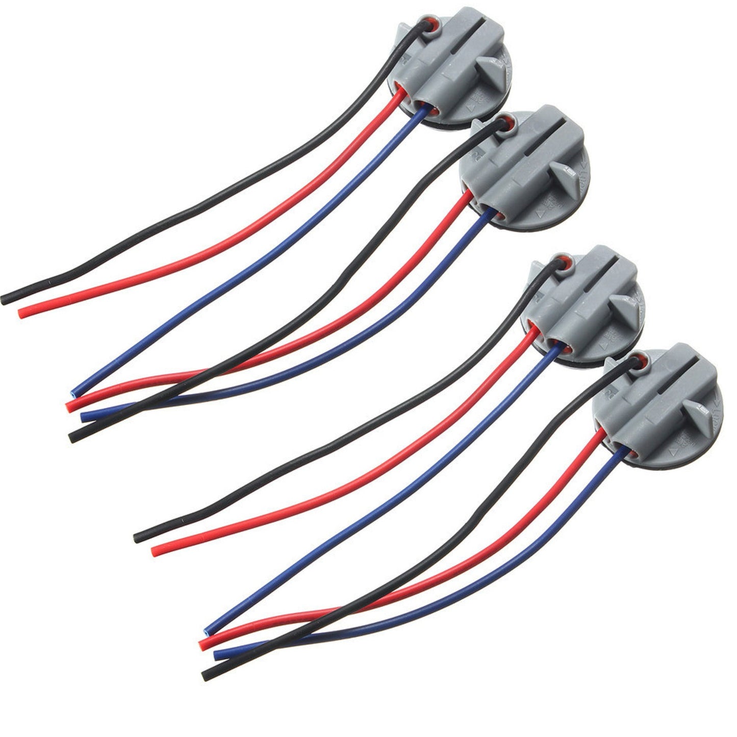 2/4/8Pcs 1157 2057 2357 LED Pig Tail Plug Stop Brake Turn Light Bulb Socket Wire