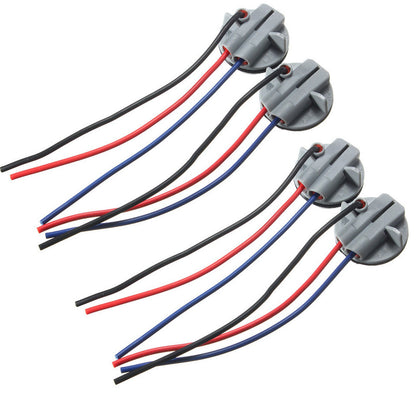 2/4/8Pcs 1157 2057 2357 LED Pig Tail Plug Stop Brake Turn Light Bulb Socket Wire