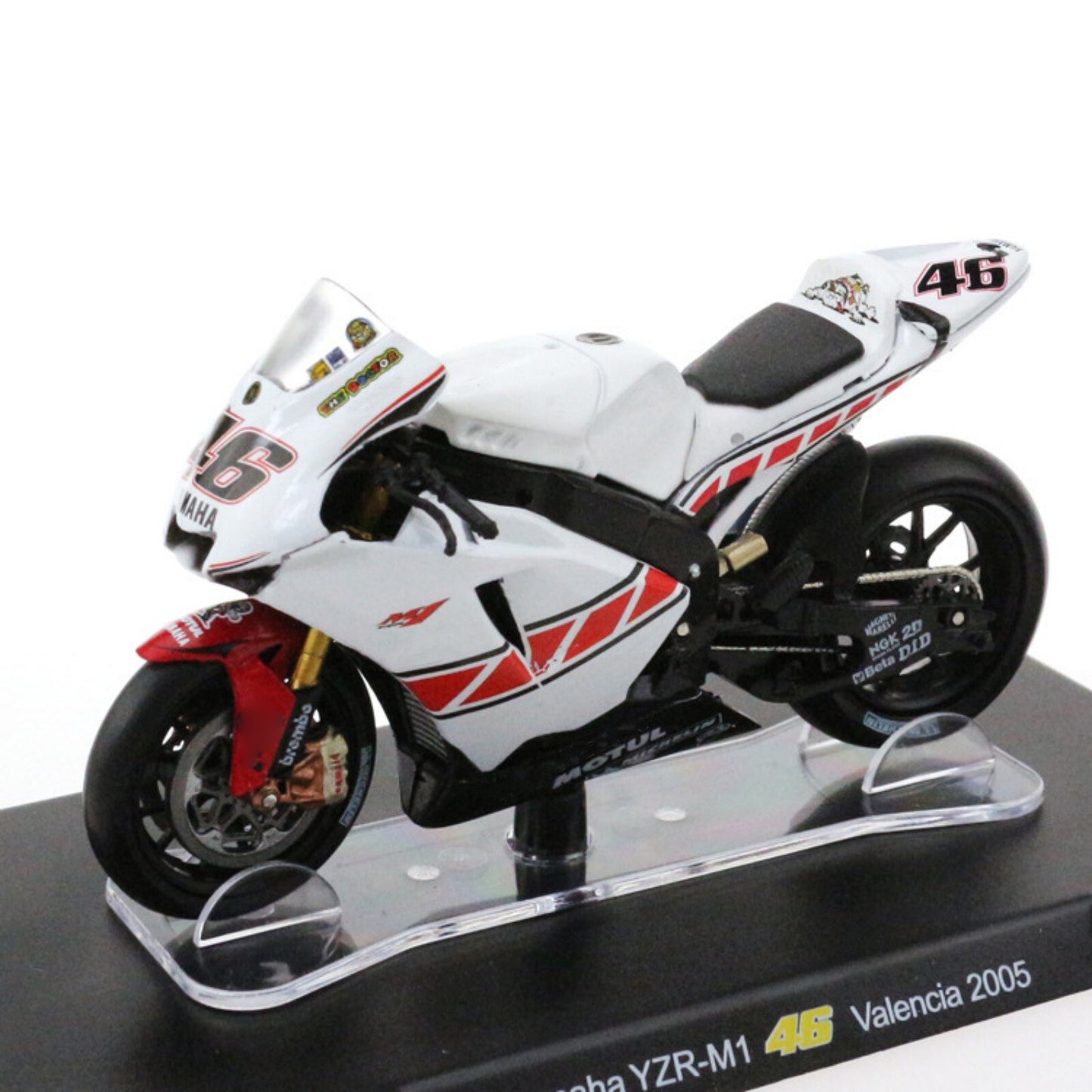 1/18 For YAMAHA YZR-M1 46 Valencia 2005 Motorcycle Finished Model Toy Gift
