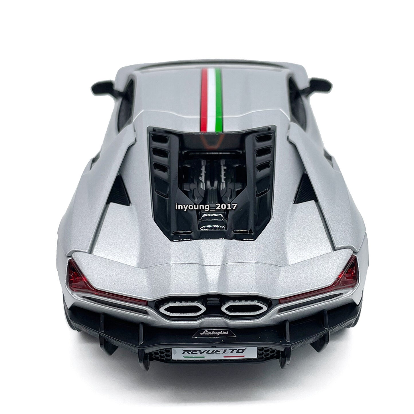 1/24 Lamborghini Revuelto Model Car Diecast Toy Cars Boys Toys for Kids Silver