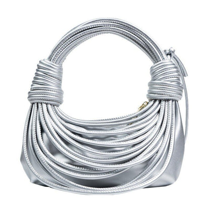Creative Bag Fashion Wire Bundle Knitting Knot Single Shoulder Purse 22*13*5 CM