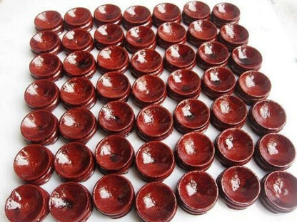 150g 50pcs wooden Stand Small Pedestal Holding CRYSTAL Sphere 28mm/WholesaleAA