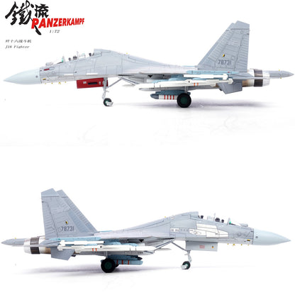 1:72 31CM Panzerkampf CHINA J-16 2022 Fighter Diecast Military Airplane Model