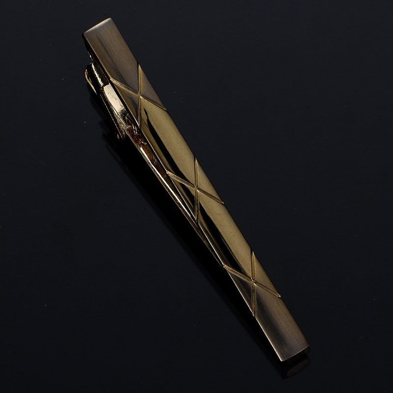 Men Business Necktie Clips 5.5cm Metal Ties Classic Simple Fashion Clasp Jewelry