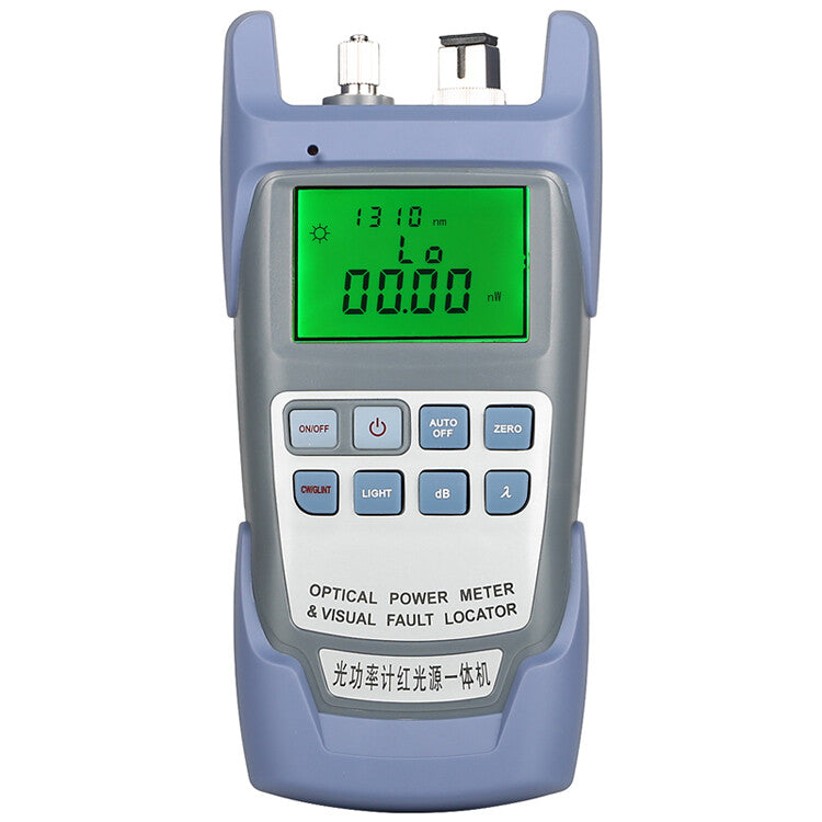 All-in-one PC Fiber Optic Power Meter 1mw 5km Laser Source Visual Fault Locator