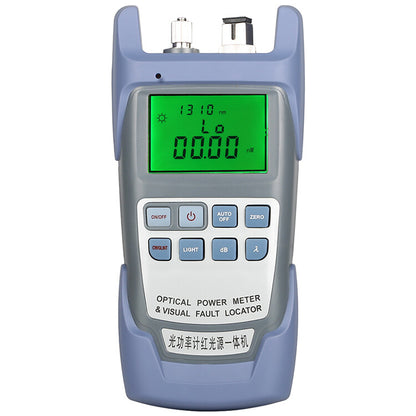 All-in-one PC Fiber Optic Power Meter 1mw 5km Laser Source Visual Fault Locator